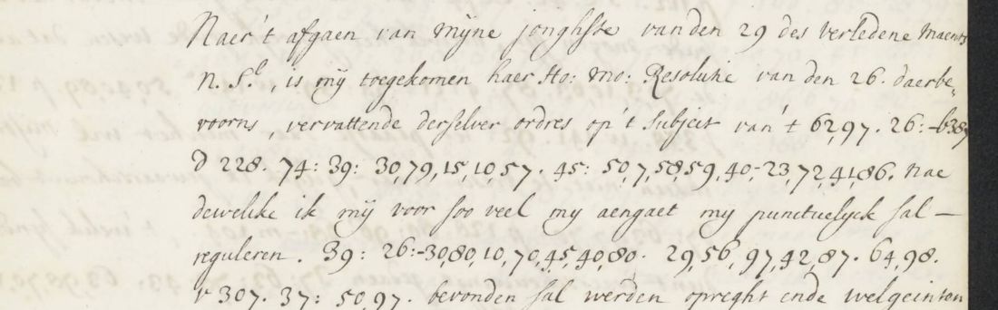 Cipher on scan 131, right page, after op ’t Subject van ’t: my aen-gebracht dessein op den BRIEL ende HELLEVOET