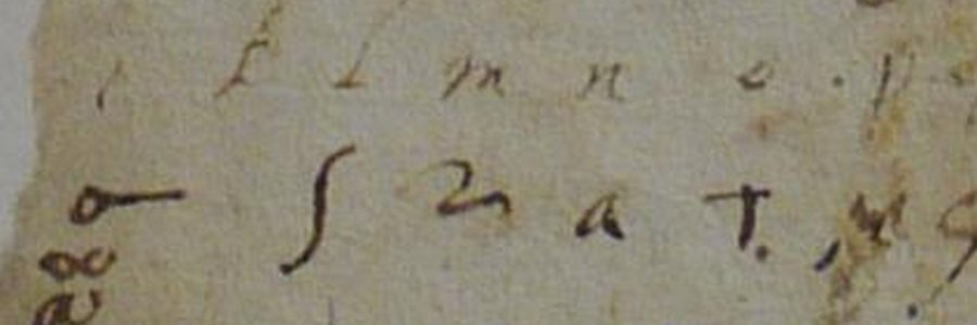 Faint letters l m n o written above cipher signs: a long s, a 2, an a, a T