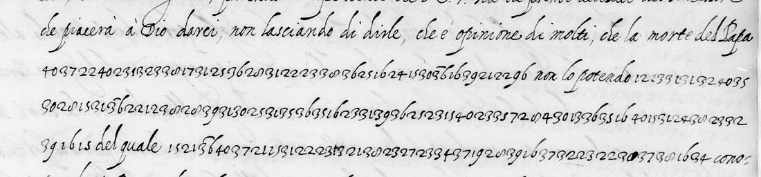 Gonzaga's letter with cipher