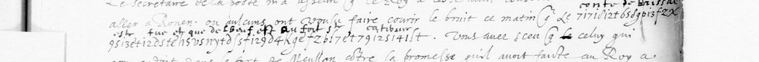 F. 131 with interlinear glosses over two cipher runs