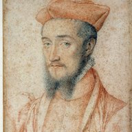 Charles, Cardinal of Lorraine: Portrait by François Clouet. Wikimedia Commons, public domain. Charles, Cardinal of Lorraine