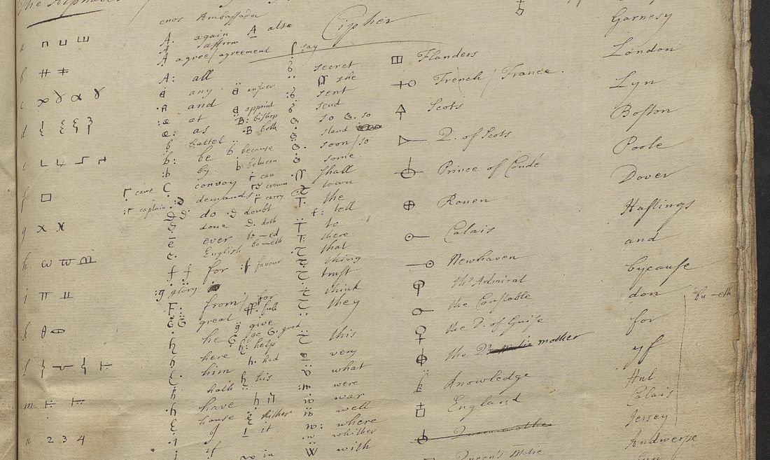 Sir Thomas Smith's Cipher, Add MS 4136 f. 179