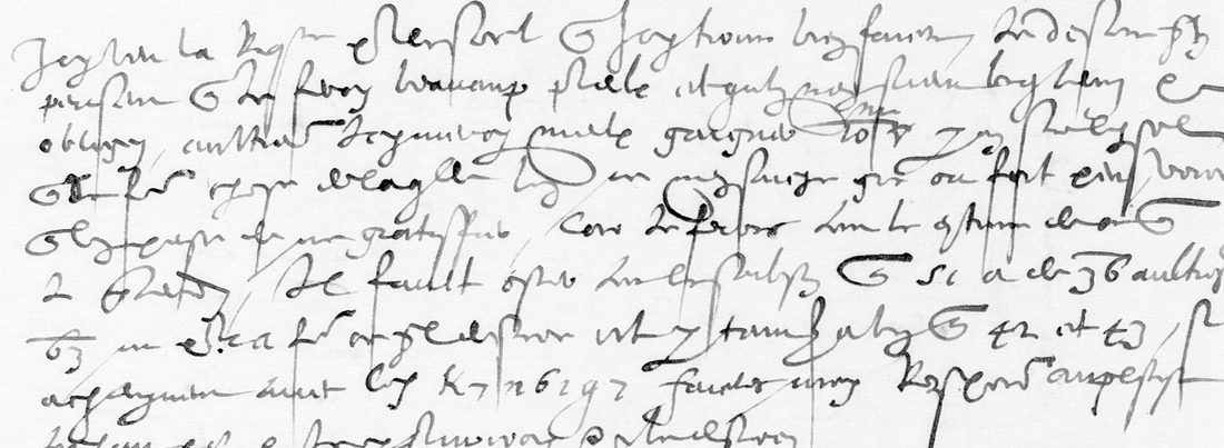BnF fr. 3975 f. 102v, the last lines of the letter, with 63 barred, 42 et 40, the run k 7 n 6 2 9 7 and 40 et 50